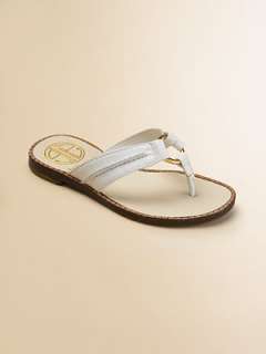 Lilly Pulitzer Kids   Mini McKim Thong Sandals/White    