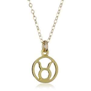  Dogeared Jewels & Gifts Zodiac Taurus Sign Gold Dipped 