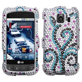 BLING Snap Phone Cover Case 4 LG OPTIMUS S LS670 Frosty  