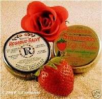Spring 2 Pak 1 Rosebud Salve + 1 Strawberry Lip Balm  