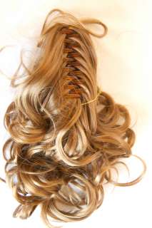 Hair Piece Claw Clip With Wavy Hair 13 inches Clip in Extensions 