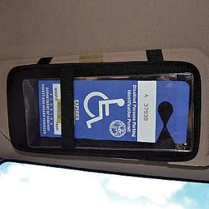  Sun Visor Handicapped Parking Space Drivers Placard 