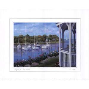  Gazebo on the Harbor   Poster by Carol Saxe (10x8)