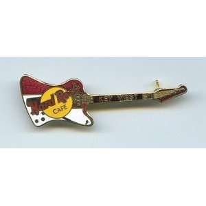 Hard Rock Cafe Pin # 3863 Key West Red & White Guitar