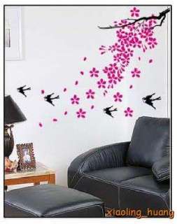 Spring Swallow & Tree Wall Stickers Wallpaper HomeDecor  