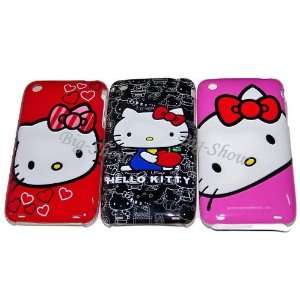 2item Hello Kitty Iphone Cell Phone/3g Diamond like/ Rhinestones Case 