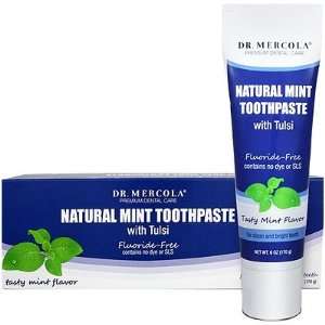  Natural Mint Toothpaste with Tulsi   6oz Tube Everything 