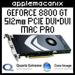 2nd Gen Mac Pro nVidia GeForce 8800 GT 512MB Video Card  