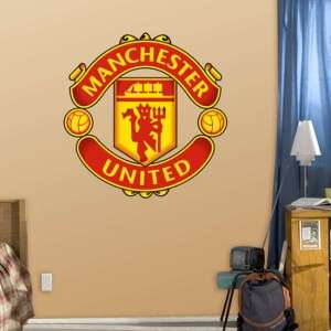 Manchester United Crest Soccer Fathead Wall Graphic  