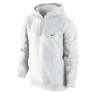  Nike White Fleece Hooded Sweatshirt