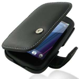  PDair Leather Case for HP Pre 3   Book Type (Black 
