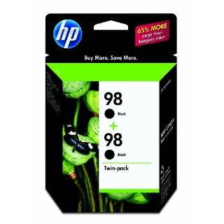 HP 98 Black Ink Cartridge in Retail Packaging, Twin Pack (C9514FN#140 