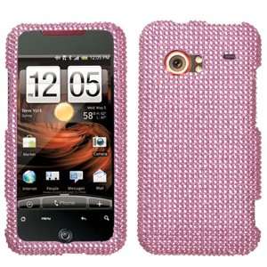   Cell Phone Protector Cover Case for HTC Incredible ADR6300 Bling Pink