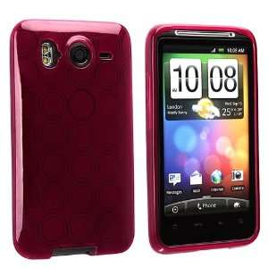  For HTC Inspire 4G TPU Rubber Soft Hard Skin Cover Case 