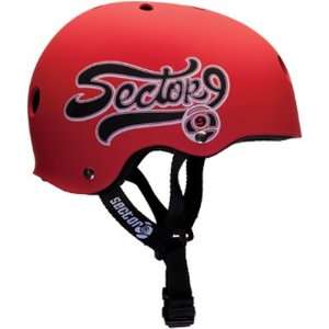  Sector 9 Swift Skate Adult Cruiser Skateboard Helmet   Red 