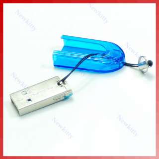 mini usb 2 0 micro sd tf flash memory card reader blue pictures