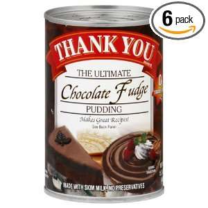 Thank You Pudding Chocolate Fudge Pudding, 15.76 Ounce (Pack of 6)