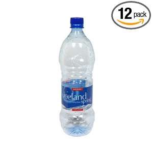 Iceland Spring Water, 33.8100 ounces (Pack of12)  Grocery 