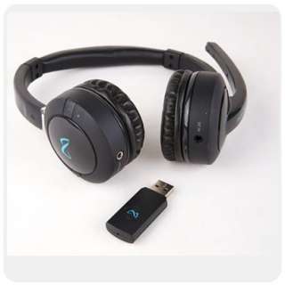 USB 2.4GHz Wireless Noise Cancelling Mic Headphone Headset w/ 3.5mm 