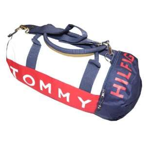 Tommy Hilfiger Big Logo Duffle Bag (Navy/white)