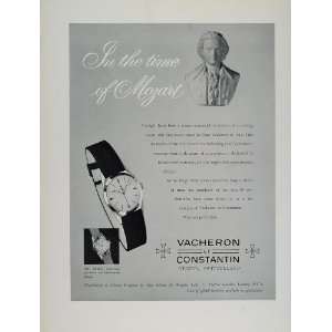 1956 Ad Jean Vacheron et Constantin Swiss Watch RARE   Original Print 