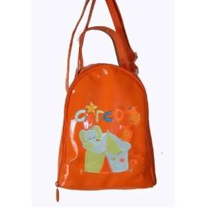   Insulated Lunch Sack Circus Collection. Kids lunch bags. Orange Baby