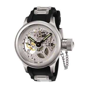  Mens Mechanical The Quinotaur Black Rubber Skeletonized 