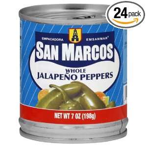 San Marcos 109 Jalapeno Peppers, 7 Ounce (Pack of 24)  