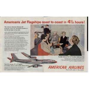  Americans Boeing 707 Jet Flagships, Coast to Coast in 4 1 