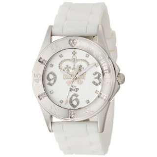 Juicy Couture Womens 1900670 Rich Girl White Jelly Strap Watch 