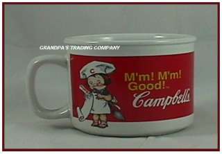 Campbells Soup Kids Mm Mm Good Chefs Ceramic Mug 2004  
