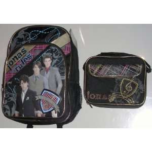  The Jonas Brothers Backpack with Matching Lunchbag 
