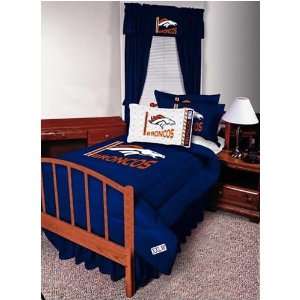  Denver Broncos Queen Size Bedskirt