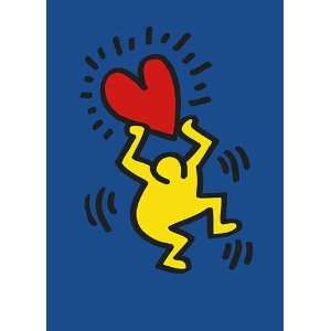  Untitled 1987 by Keith Haring. Size 19.75 X 27.50 Art 
