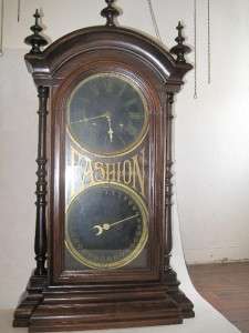 New Haven Fashion #1 Extra Double Dial Clock  C. 1800s  