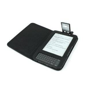 GreatShield Premium Quality Kindle 3G Lighted Leather Case Cover with 