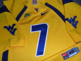   2010 West Virginia Mountaineers Nike Authentic Jersey Size 48  