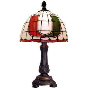    University of Miami Stained Glass Accent Lamp