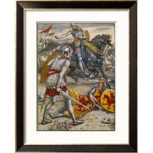  Sir Lancelot Prevents Sir Bors from Slaying King Arthur 