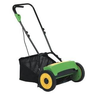   GoMow 16 Inch 24 Volt Cordless Reel Lawn Mower with Grass Catcher
