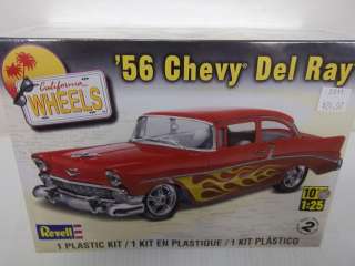 REVELL 1/25 SCALE  56 CHEVY DEL RAY 1956 CALIFORNIA WHEELS MODEL KIT 