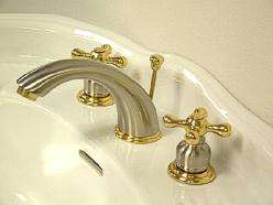 Satin Nickel Bathroom Sink Faucet New KB979X  