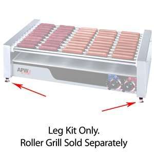  Leg Kit for RTR Refrigerated Topping Rails and HotRod Hot Dog Roller 