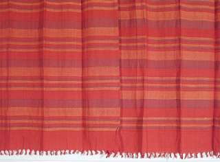   and light Orange Curtains / Drapes, from India, Size 82L X 44W