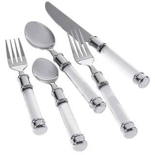 Duplex Clear 20 pc. Flatware Set with Caddy