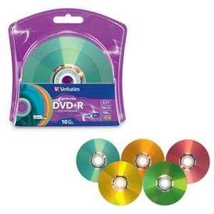  NEW DVD+R 4.7GB Color LightScribe (Blank Media)
