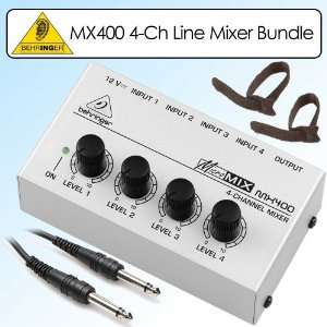  Channel Line Mixer Bundle With Accessories Musical Instruments