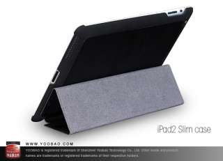 YOOBAO Ultra Slim Smart Leather Case for Apple iPad 2  
