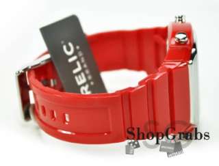 Brand New RELIC Sports Watch Candy RED Chronograph Candy GIft ZR50041 