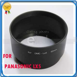 52mm Lens Adapter Tube For Panasonic LUMIX DMC LX5  